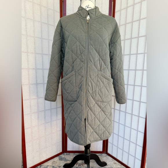 Quilted Long Jacket - EUC - Size XS - Picture 3 of 8